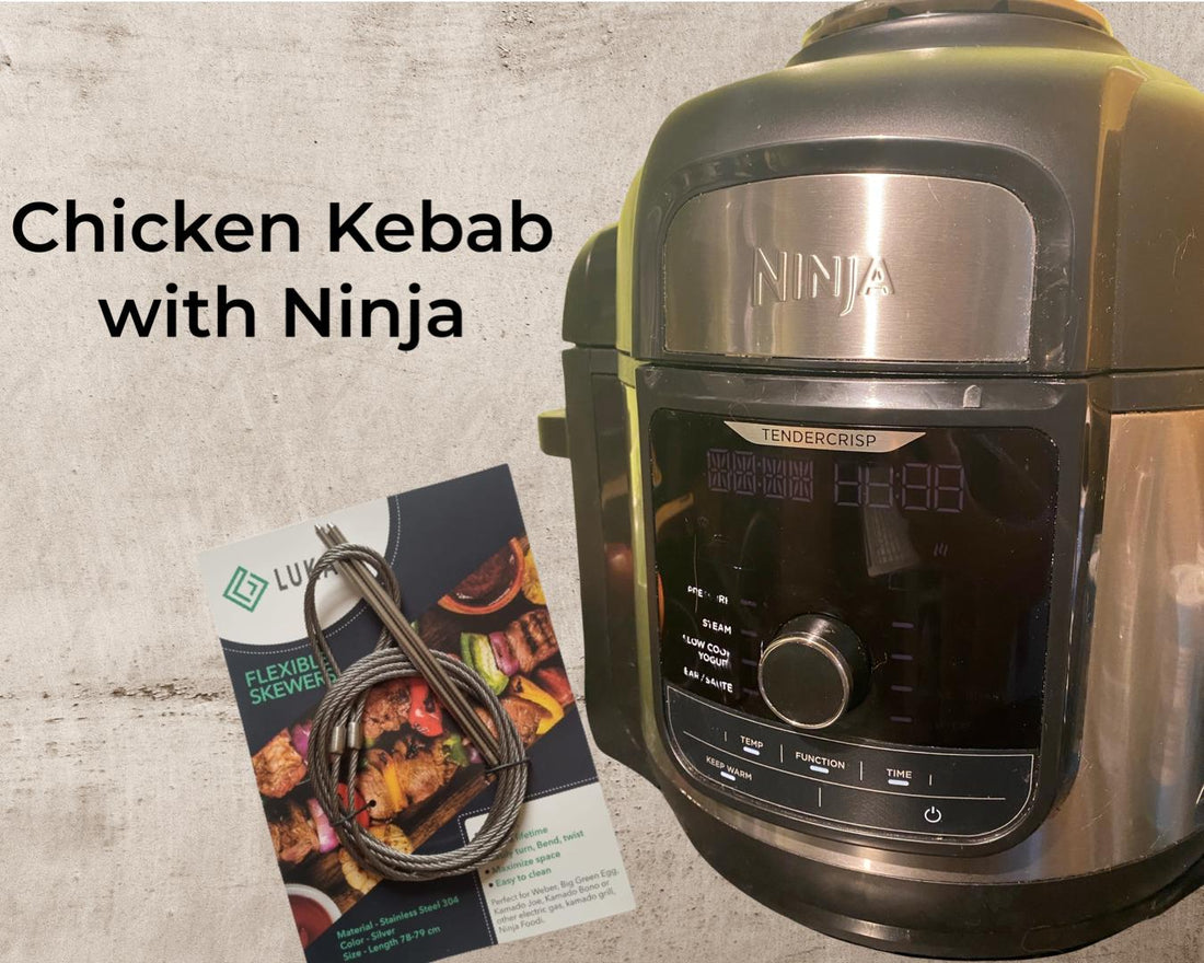 Cooking with the Ninja Foodi Deluxe Pressure cooker. Chicken and
