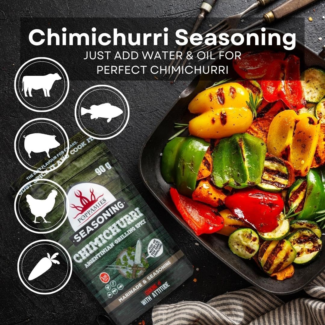 Chimichurri rubs for vegetables, pork, chicken beef, Vegan free, gluten free, lactose free