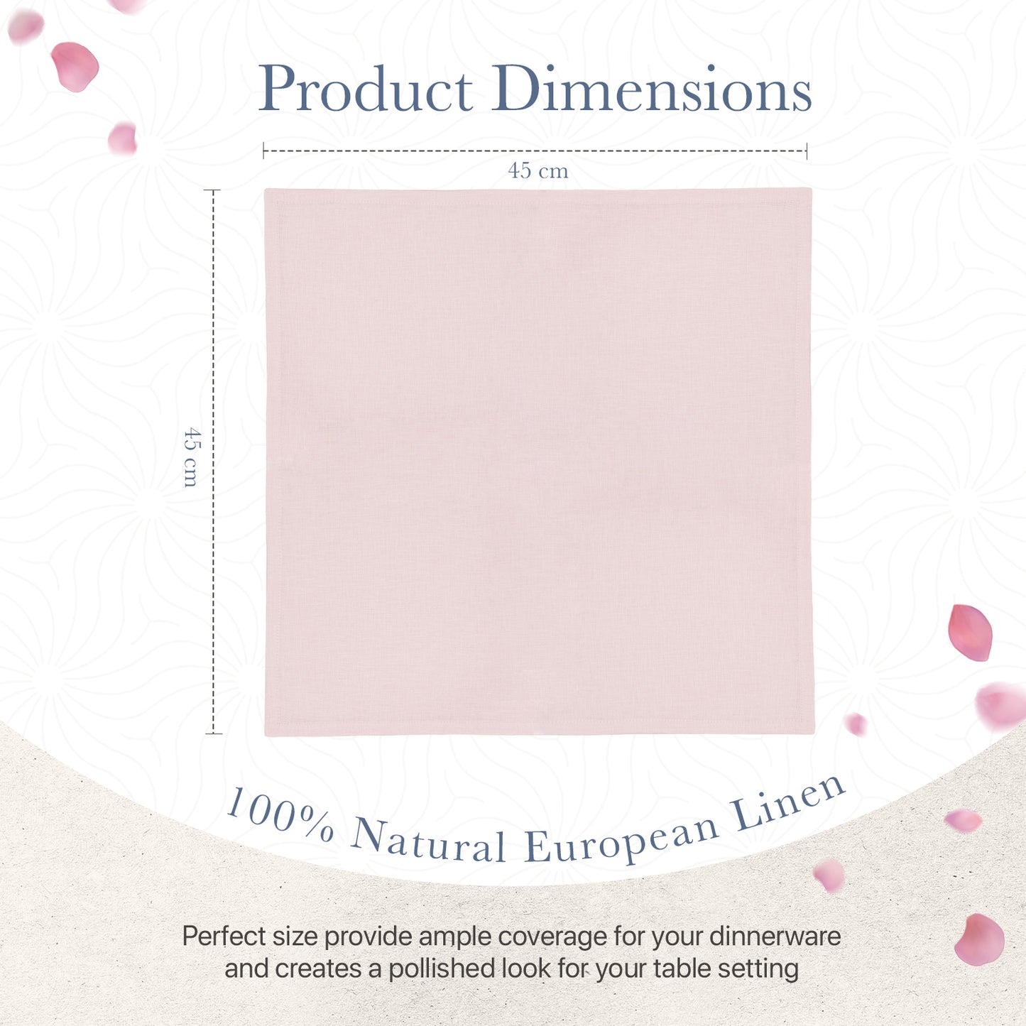 Natural linen napkins for any occasion, pink clothes, handmade, nice dinner table 