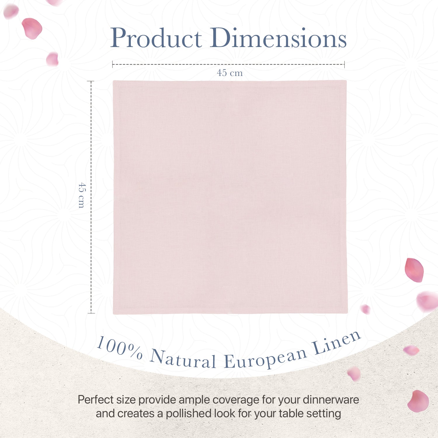 Natural linen napkins for any occasion, pink clothes, handmade, nice dinner table 