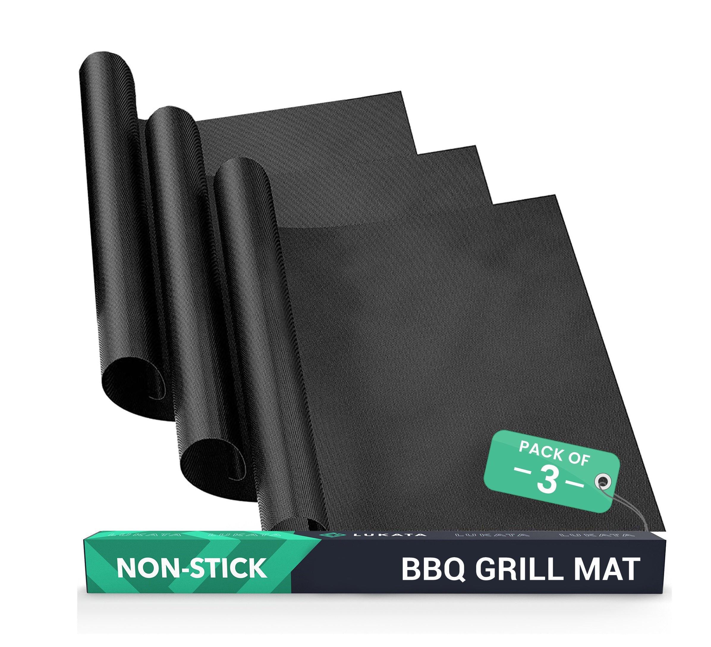 Large Non stick BBQ Grill Mat Oven Liner Sheet for Bottom of Oven Lukata LTD