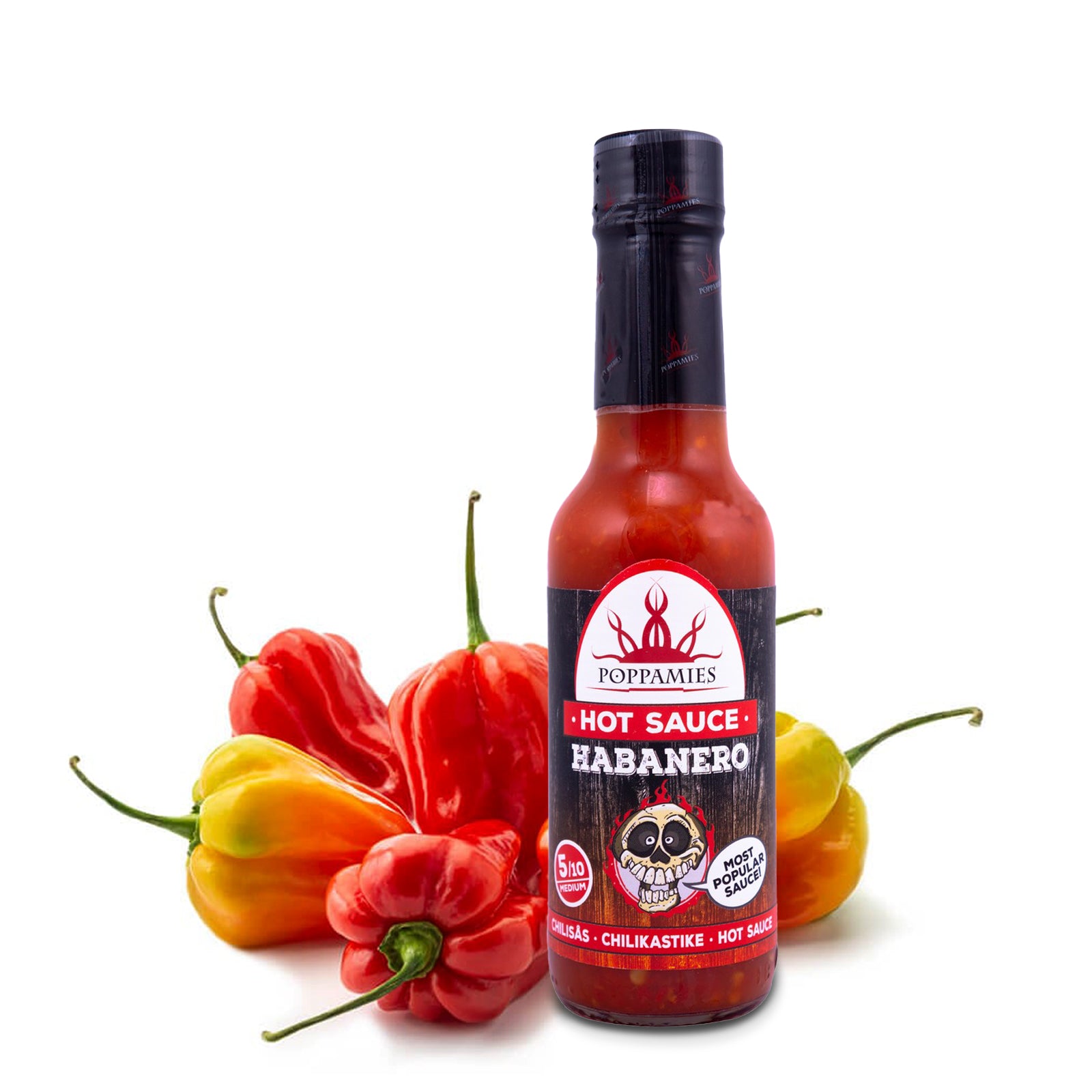 Habanero hot sauce, vegan sauce, gluten free, lactose free