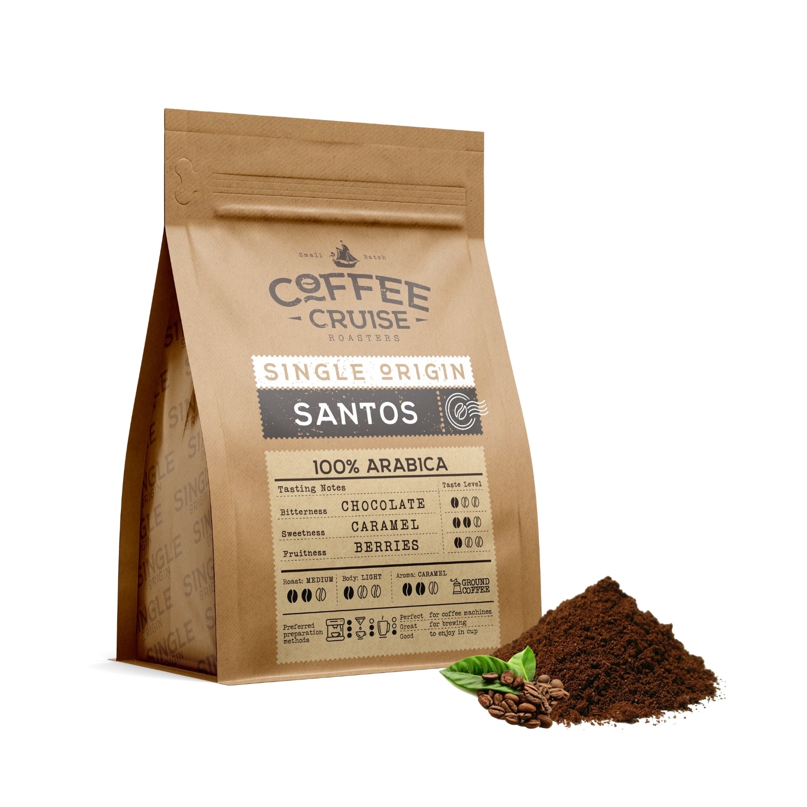  Santos Coffee cruise, lukata ground coffee uk, 100 Arabica